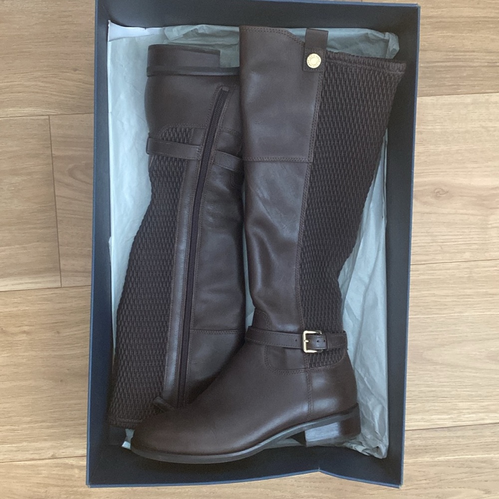 COLE HANN Galina Riding Boot Size 6 Color Java LTHR - Picture 8 of 10